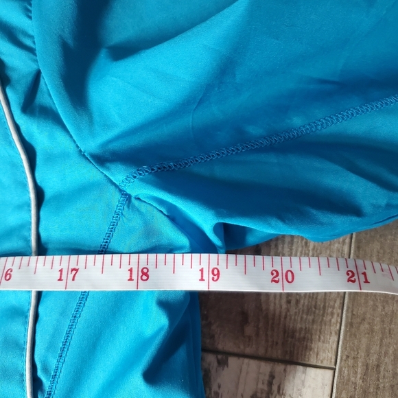 Vintage Hind Windkiller Windbreaker Jacket Size Large Turquoise EUC - Picture 16 of 16